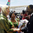 I januar 2005 avla Kronprinsessen et fem dagers besøk til Malawi, med fokus på HIV-AIDS situasjonen i landet. Hun ble tatt i mot av visepresident Cassim Cilumpa og helseminister Dr. H. Ntaba. (Foto Knut Falch, Scanpix)